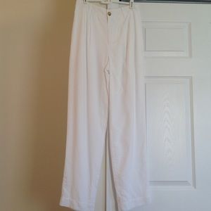 Vince High Rise Pleated Tapered Trousers